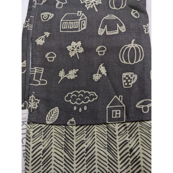 4/$20 2 TEA TOWEL Pumpkin Acorn Mushroom Sweater Coffee Dish/Kitchen/Hand - Picture 3 of 4